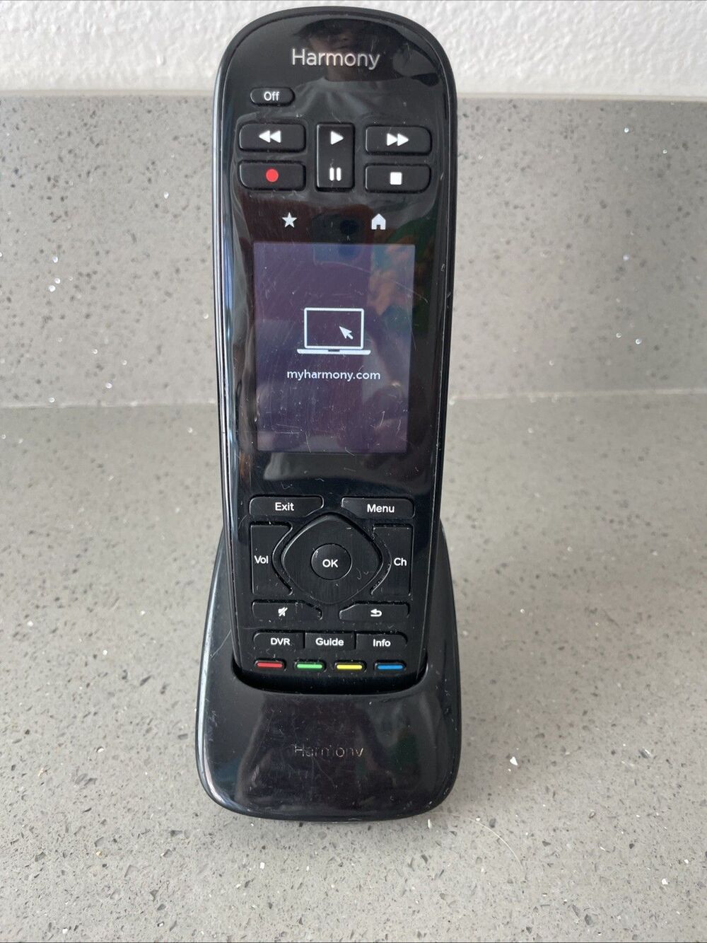 Logitech Harmony Touch Universal Remote 815-000093 with Charging Base 815-000106